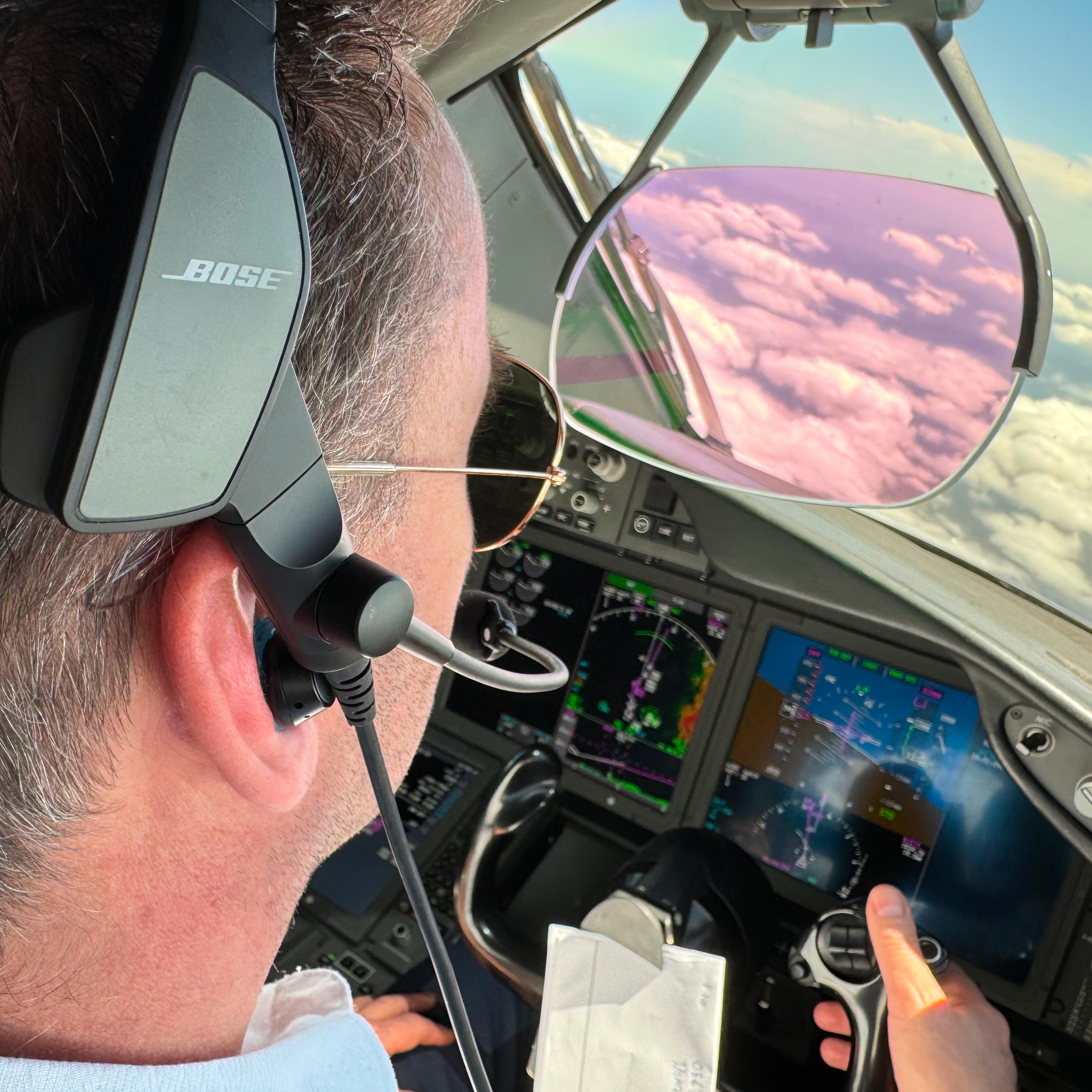 SnugsPro Pilot in flight
