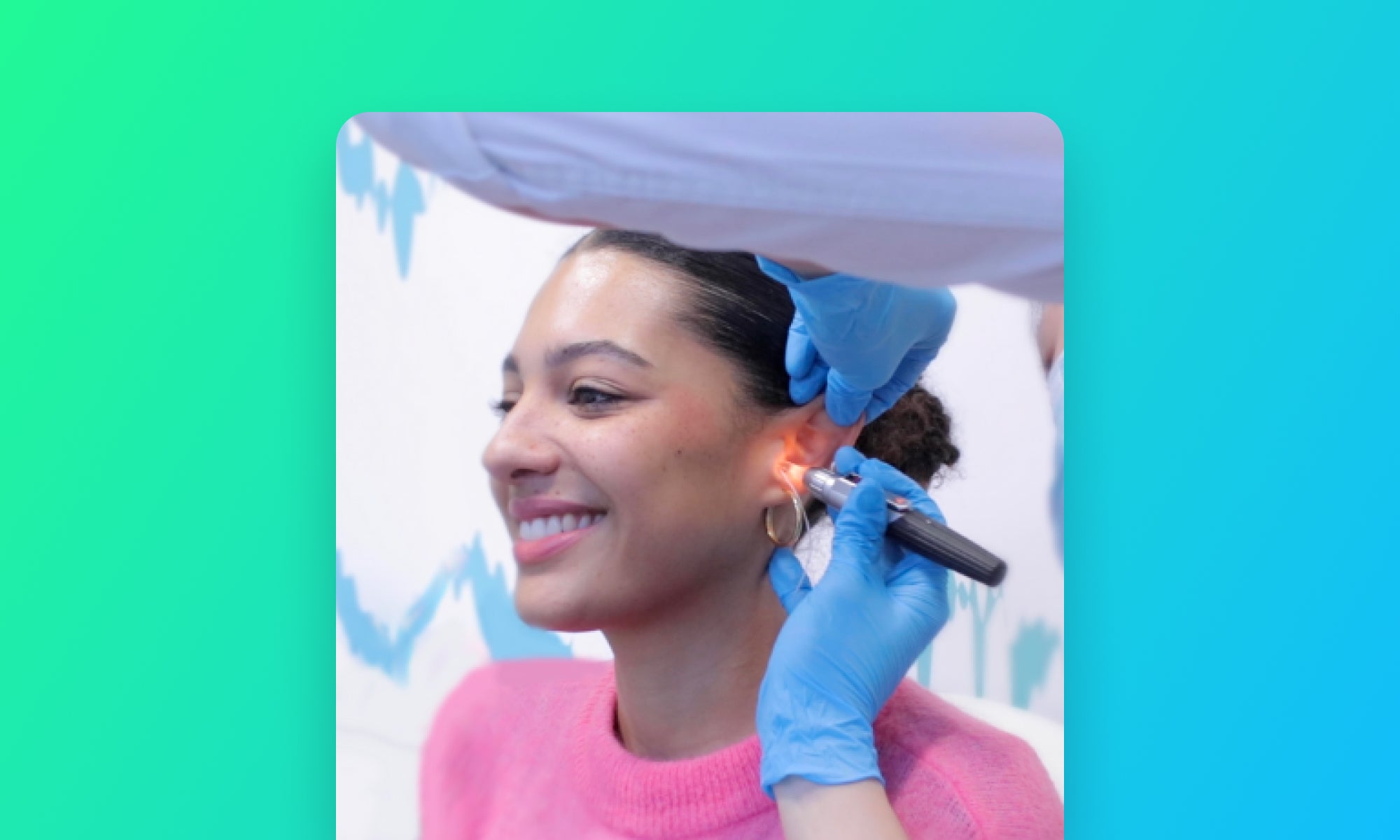 Person getting a professional custom fitting by a trained audiologist